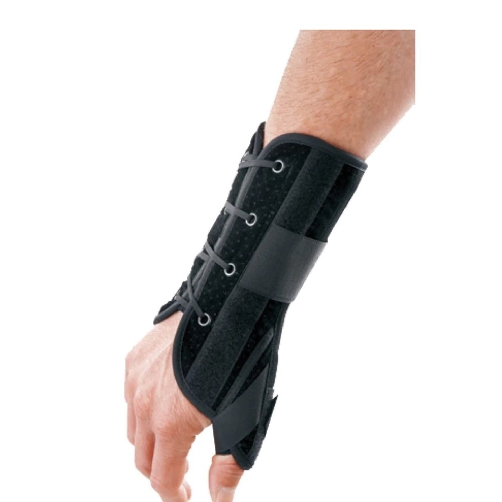 New in box Breg Universal thumb lacer brace MED